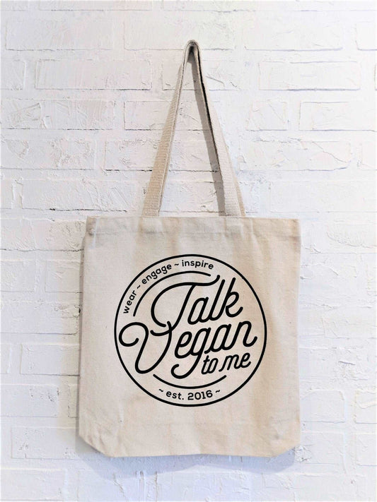 Talk Vegan to Me -  Logo Tote Bag