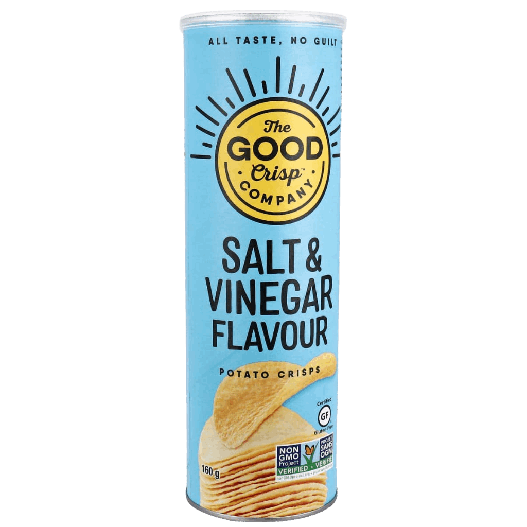 The Good Crisp Company Salt & Vinegar Potato Crisps 160g