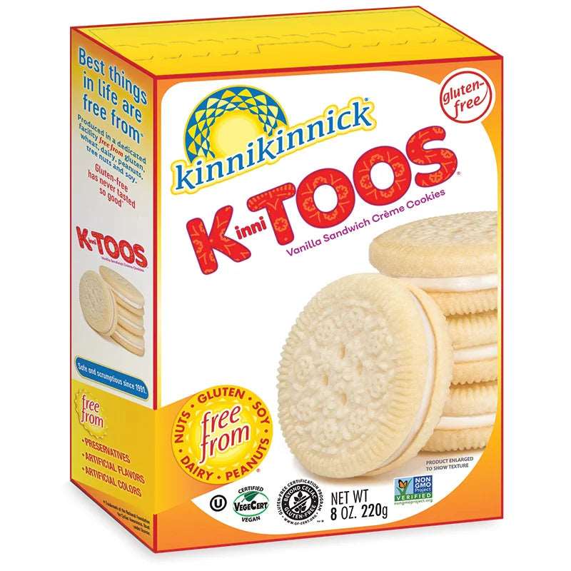 Kinnikinnick Vanilla Sandwich Cookies 220g