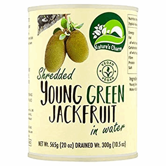 Natures Charm Young Green Jackfruit Shredded in Water 565g