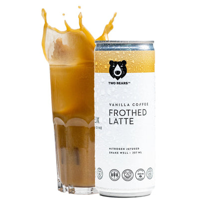 Two Bears Vanilla Coffee Frothed Oat Latte 207ml