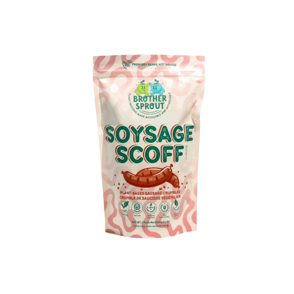 Brother Sprout Soysage Scoff Vegan Sausage Crumbles 500g