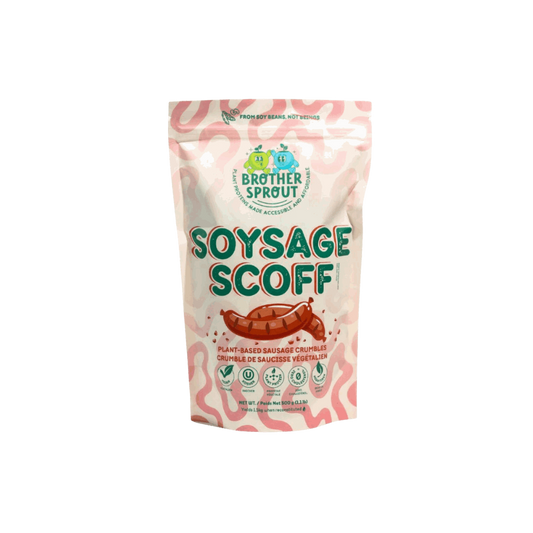 Brother Sprout Soysage Scoff Vegan Sausage Crumbles 500g