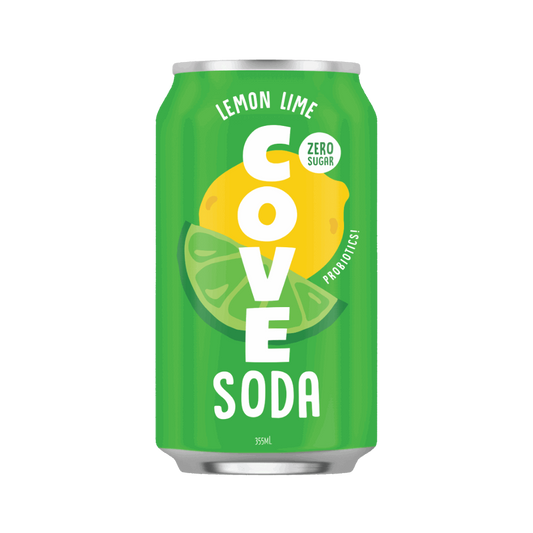 Cove Soda Lemon Lime 355ml