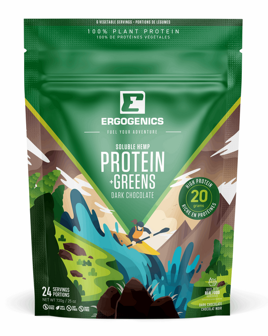 Ergogenics - Plant Protein + Greens Dark Chocolate 720g