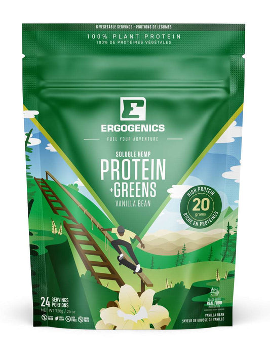 Ergogenics - Plant Protein + Greens Vanilla Bean 720g
