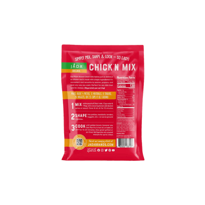 Jada Plant Based Chick'n Mix 160g Ingredients