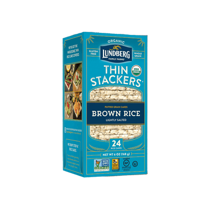 Lundberg Organic Thin Stackers Lightly Salted 167g