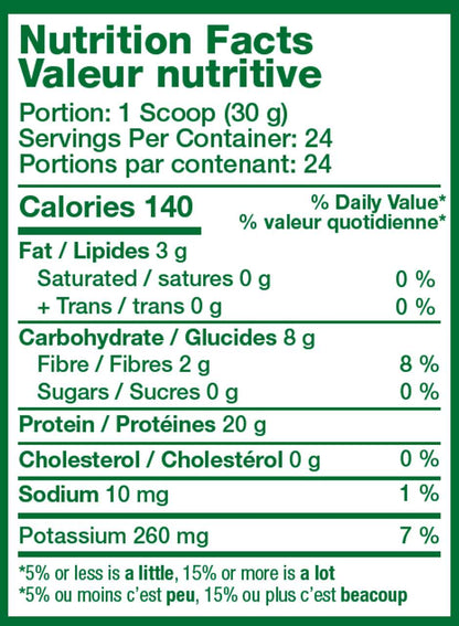 Ergogenics - Plant Protein + Greens Vanilla Bean 720g