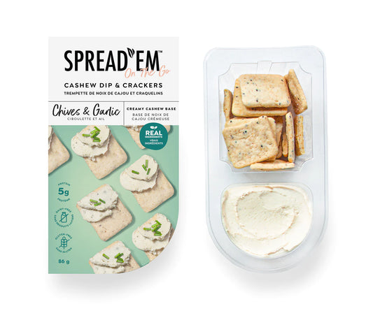 Spread'Em Dip & Crackers Chives n Garlic 86g