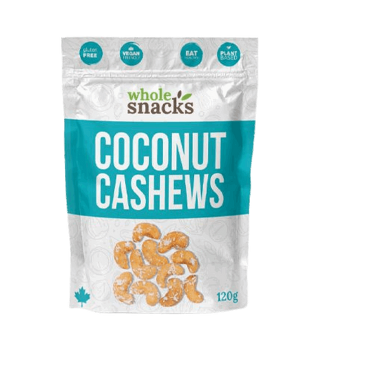 Whole Snacks Coconut Cashews 120g