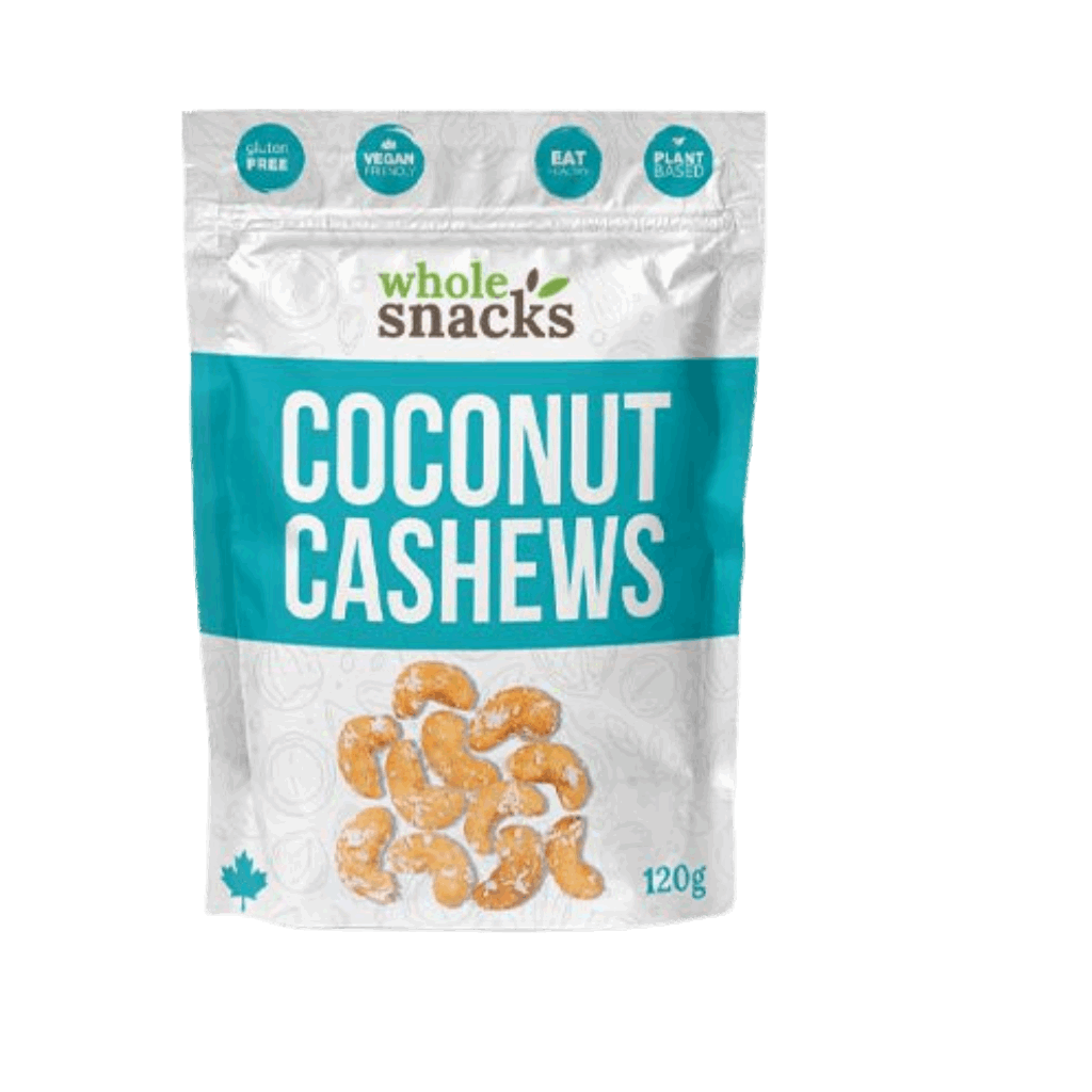 Whole Snacks Coconut Cashews 120g