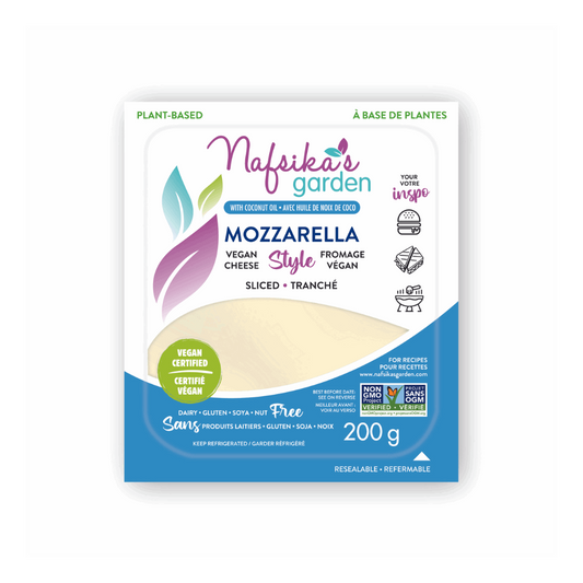 Nafsika's Garden Mozzarella Style Slices 200g