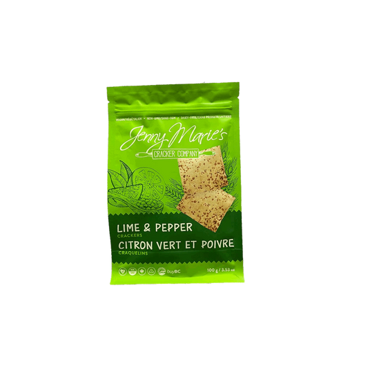 Jenny Maries Crackers - Lime and Pepper Crackers 100g
