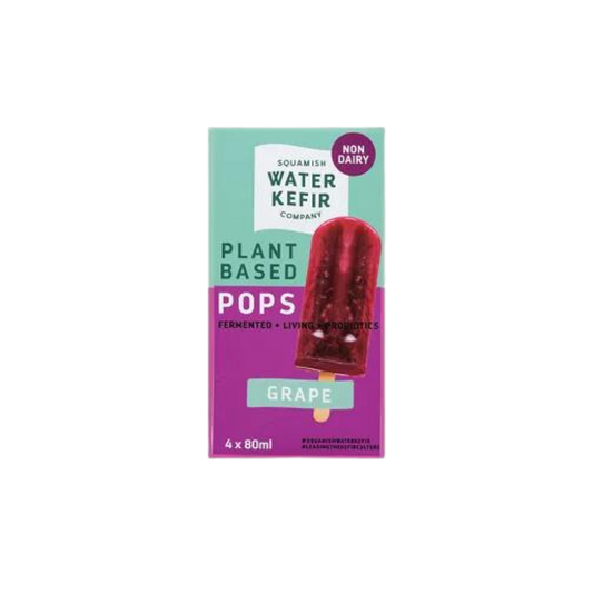Squamish Water - Kefir Iced Pops Grape 4pack