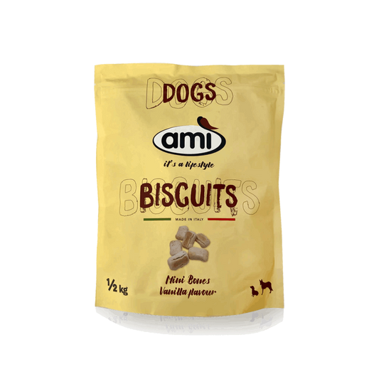Ami Dog Biscuits Mini Bones .5kg