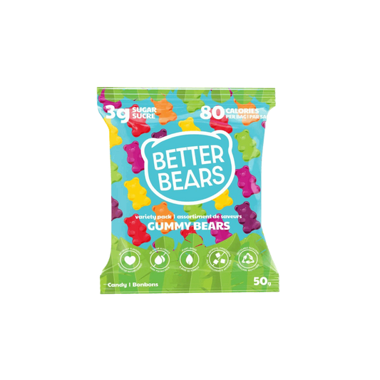 Better Bears Gummy Bears Variety Pack  50g