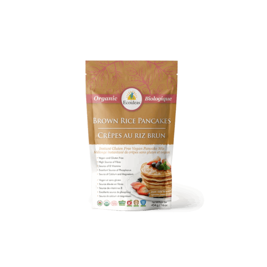 EcoIdeas - Organic Brown Rice Pancake - Vegan & GF - 454g