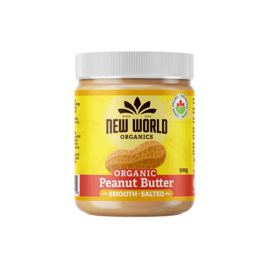 New World Organic - Peanut Butter Smooth Salted 500g