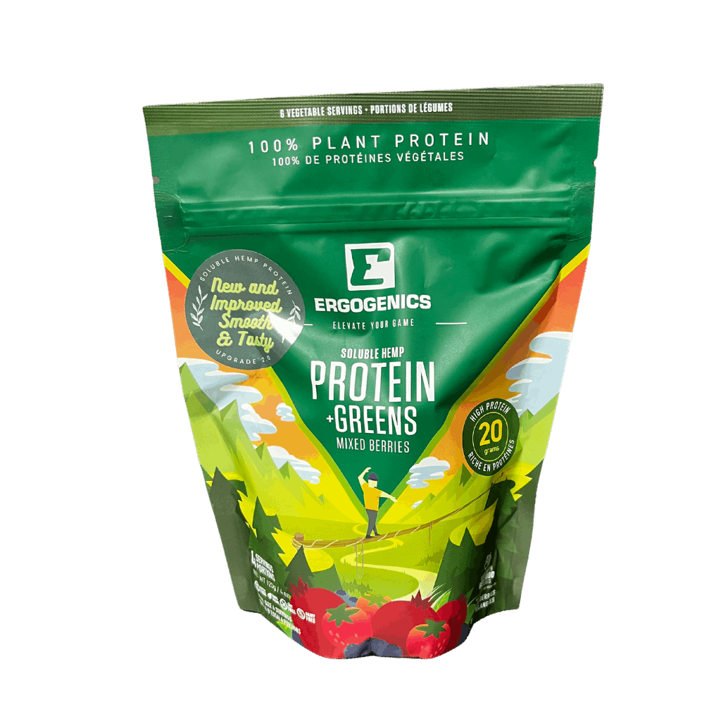 Ergogenics - Plant Protein + Greens - Berry - 120g