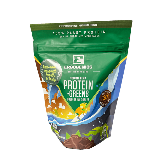 Ergogenics - Plant Protein + Greens - Coffee - 120g