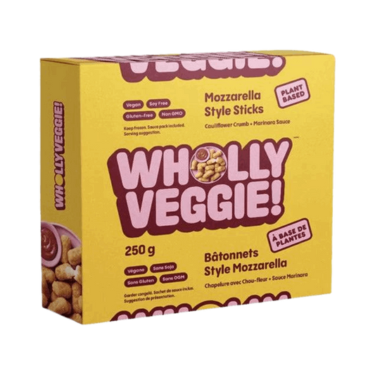 Wholly Veggie Mozzarella Sticks 250g