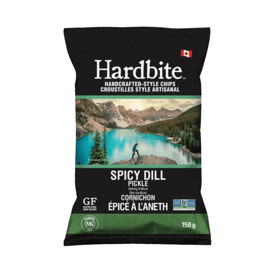 Hardbite Spicy Dill Pickle Chips 150g