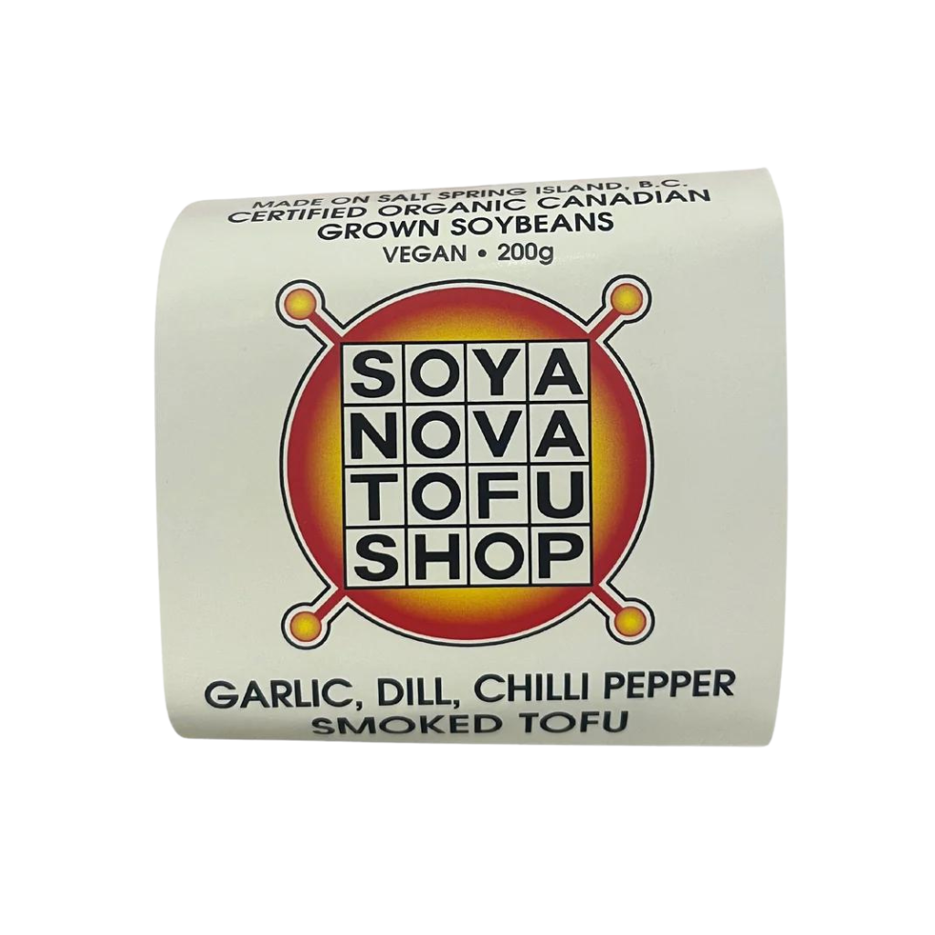Soya Nova Westcoast Garlic, Dill and Chili Pepper Smoked Tofu 200gw