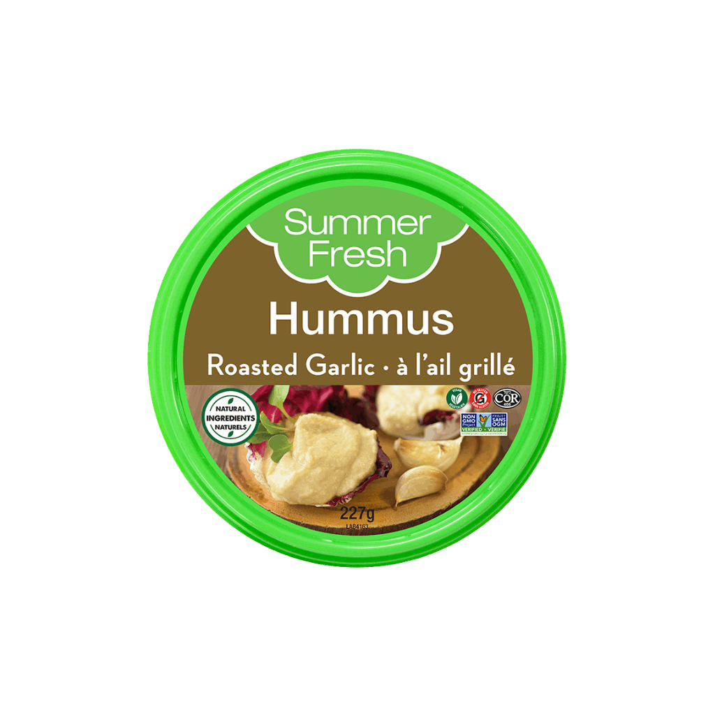Summer Fresh Roasted Garlic Hummus 255g