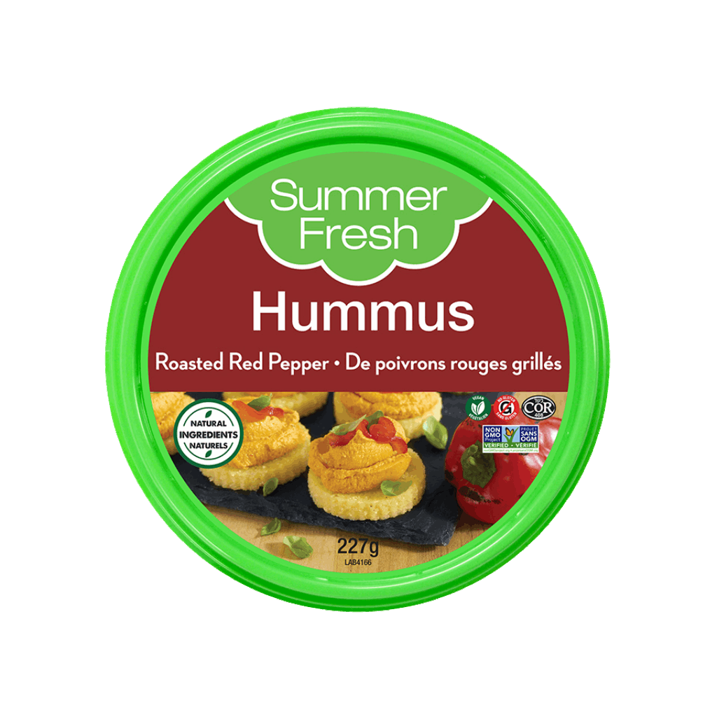 Summer Fresh Roasted Red Pepper Hummus 255g