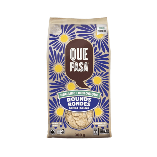 Que Pasa Salted Rounds Tortilla Chips 300g