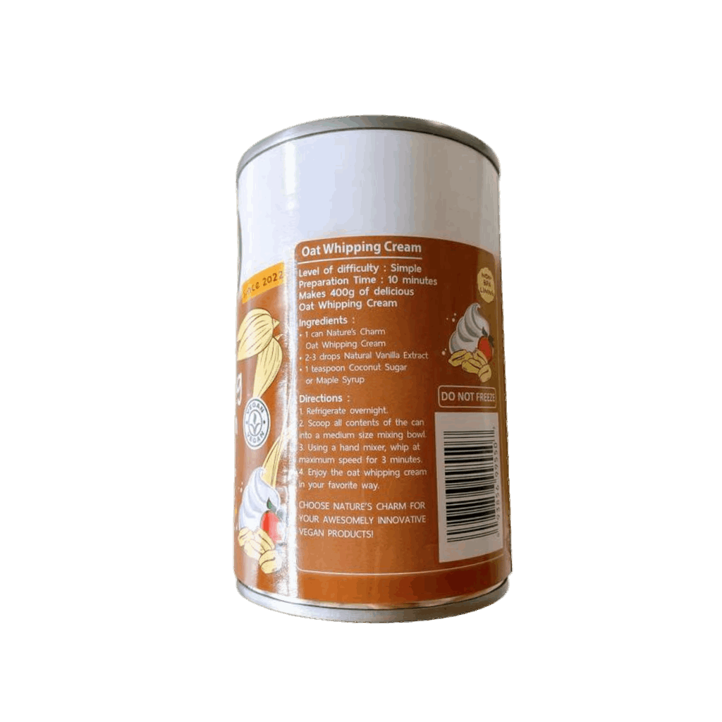 Natures Charm Oat Whipping Cream 400ml