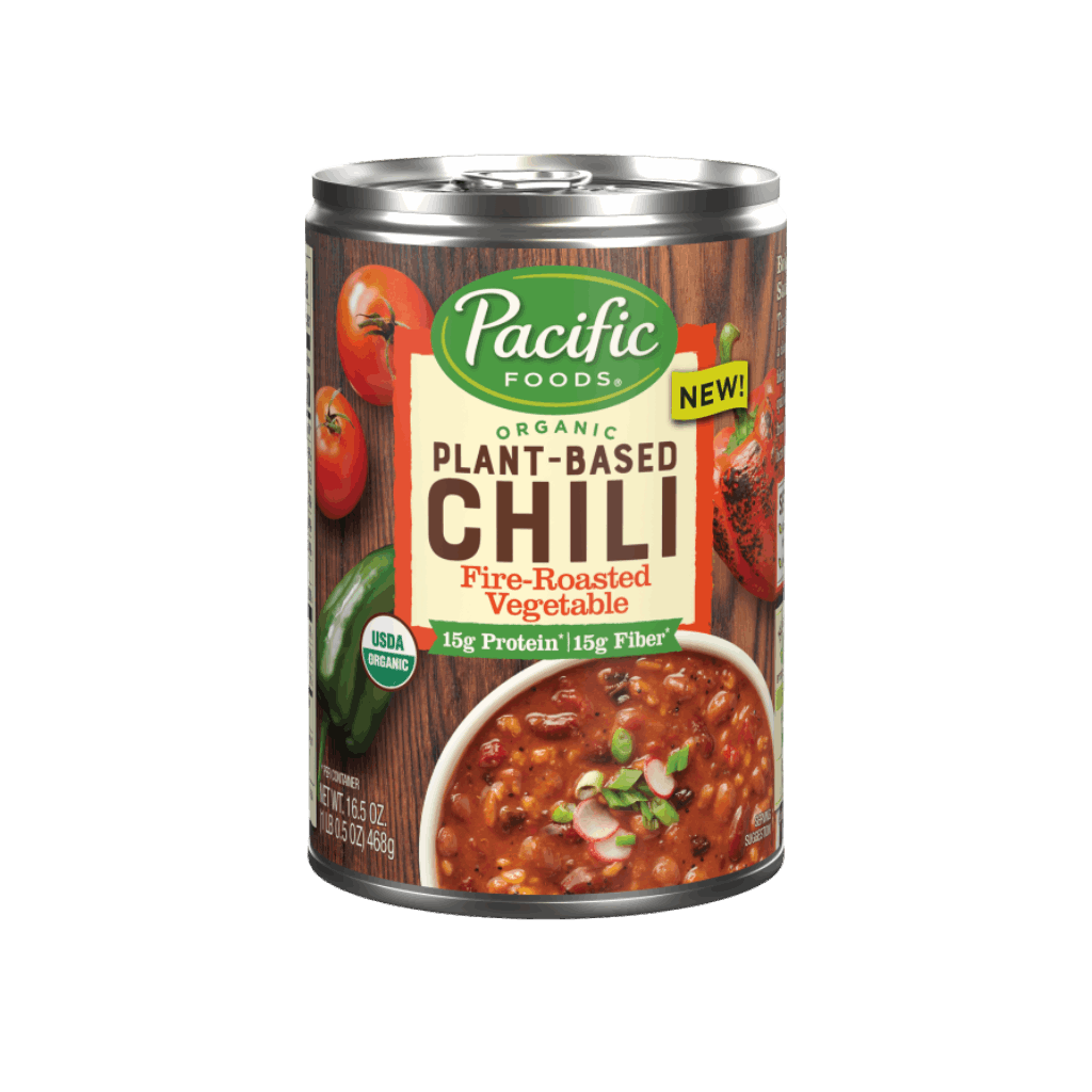 Pacific Foods Organic Plant-Based Fire Roasted Vegetable Chili 468g