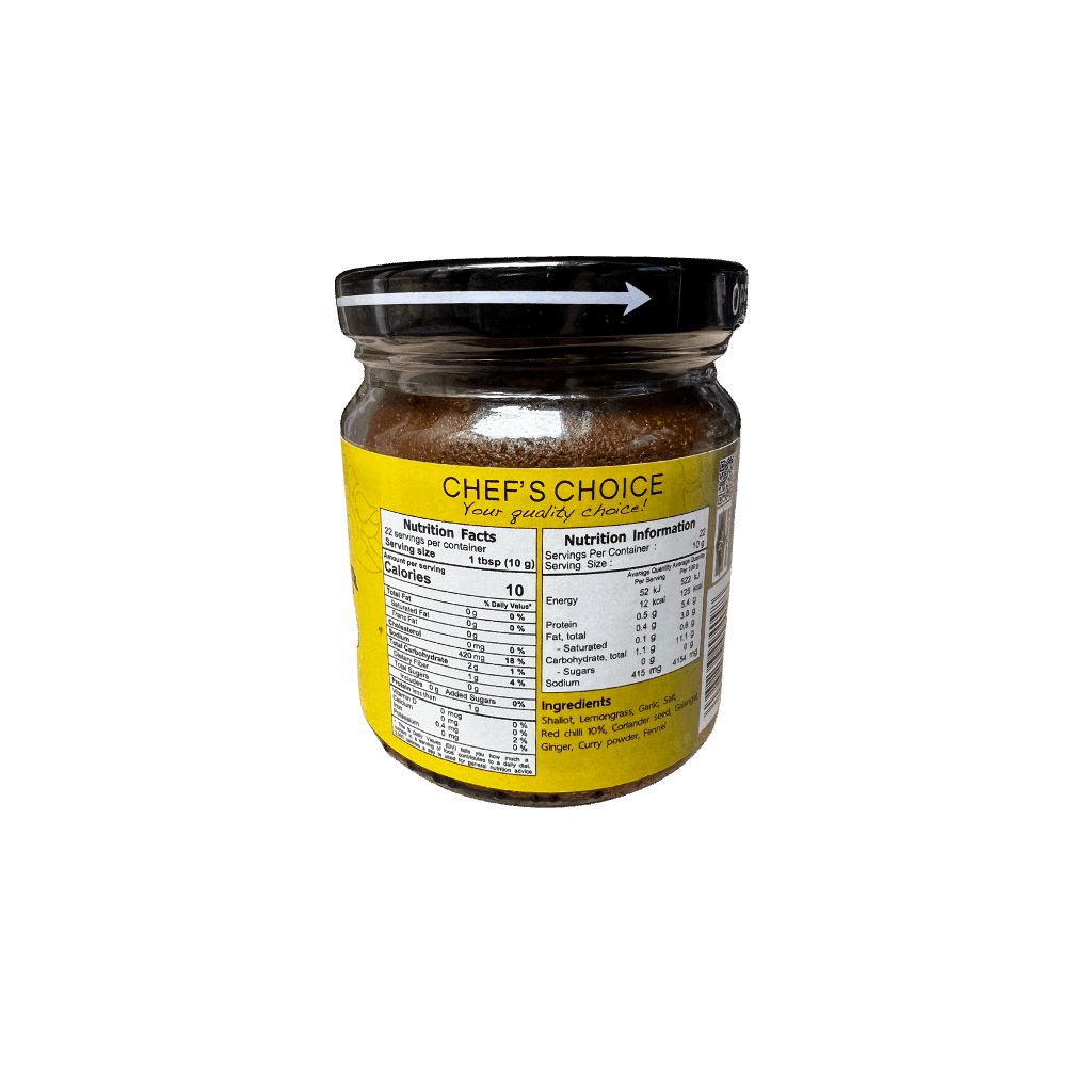 Chef's Choice Yellow Curry Paste 220g