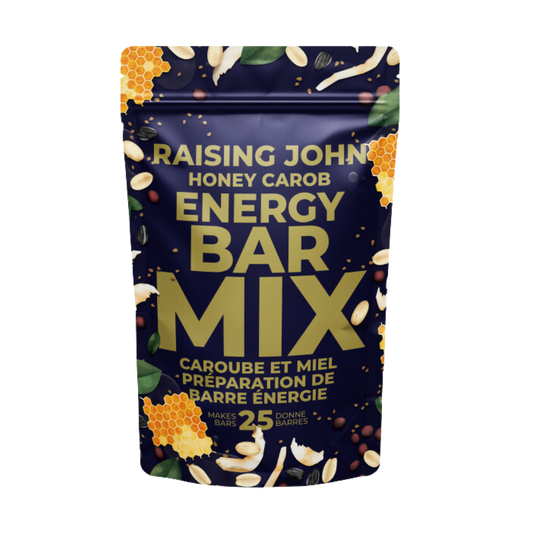 Raising John Honey Carob Energy Bar Mix 350g