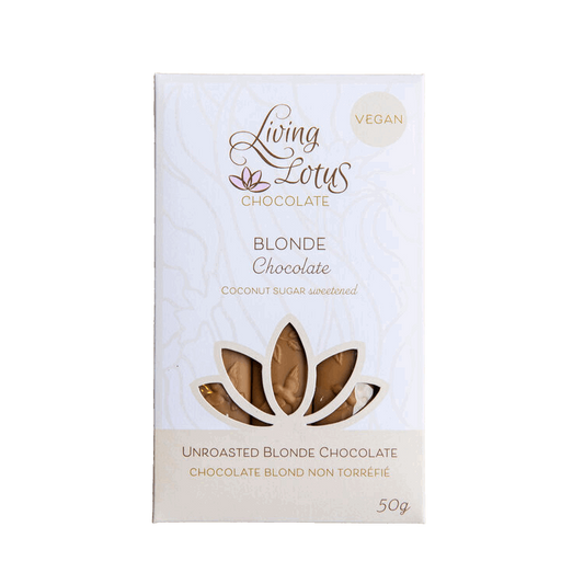 Living Lotus - Blonde (Vegan White) Chocolate past dated
