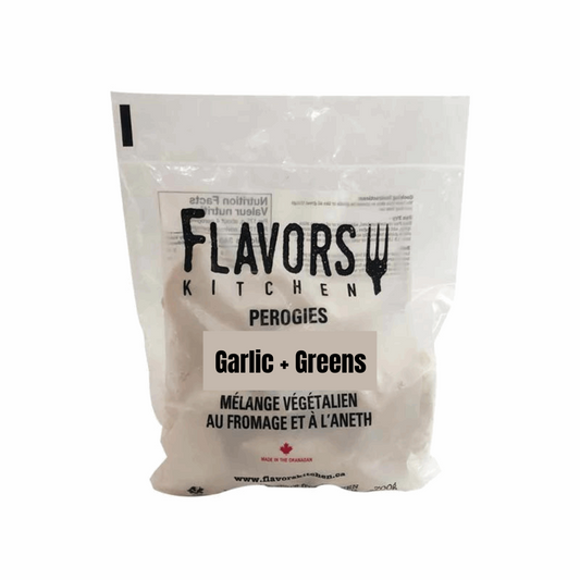 Flavors Kitchen Garlic+Greens Pierogies