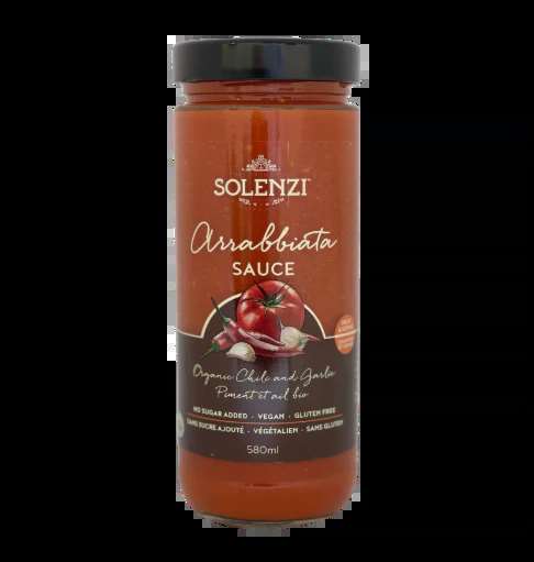 Arrabbiata Organic Chili & Garlic Tomato Sauce 580ml PAST DATED