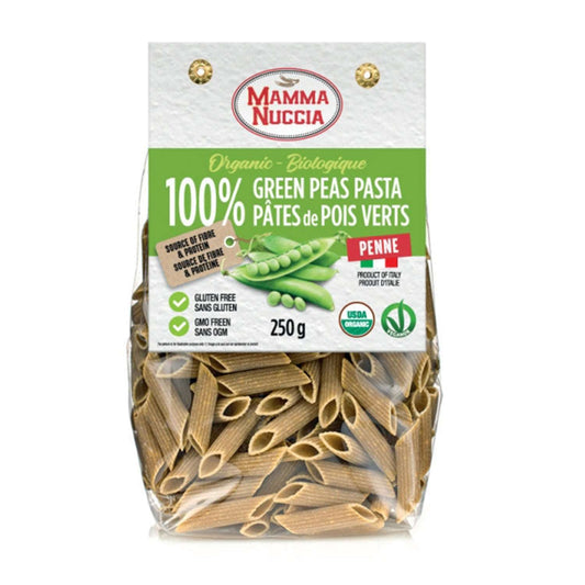 Mamma Nuccia Green Peas Pasta Penne 250g