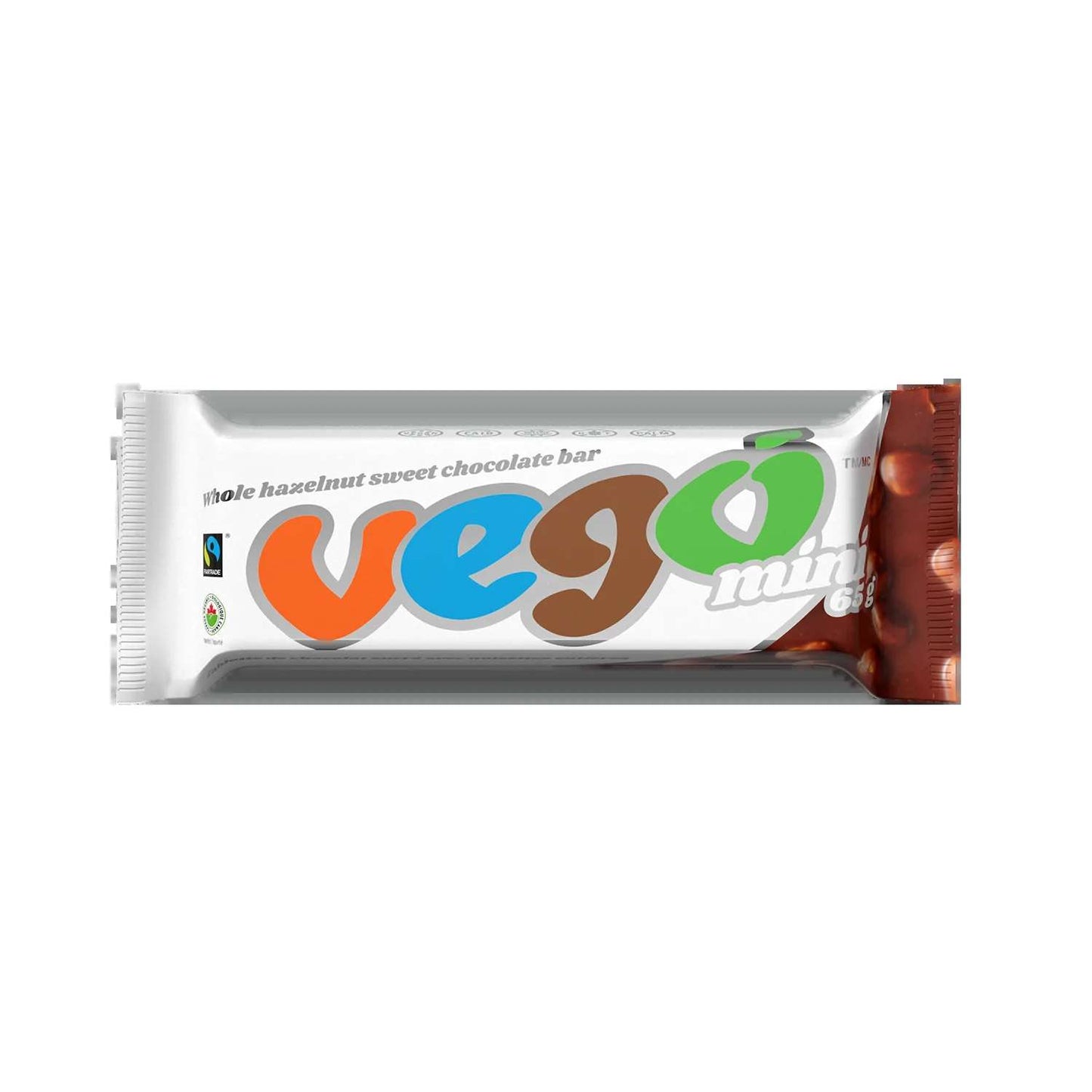 Vego Chocolate - Hazelnut Mini Chocolate Bar 65g