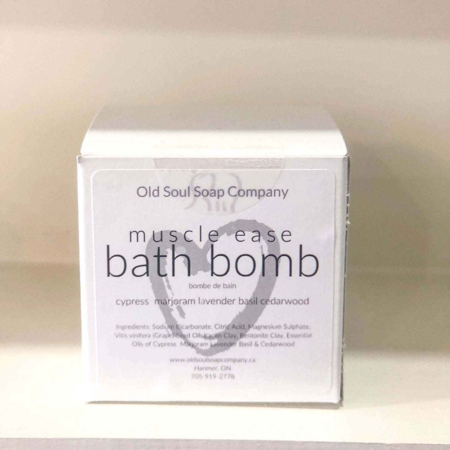 Old Soul Soap Company Muscle Ease Bath Bomb