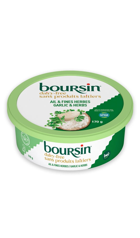 Boursin Dairy Free (Earth Island) Garlic & Herb Cream Cheese 170g