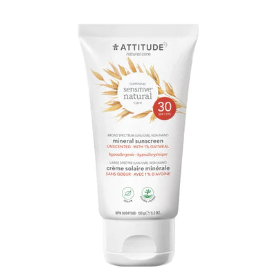 ATTITUDE - SPF30 Face Sunscreen, Fragrance-free