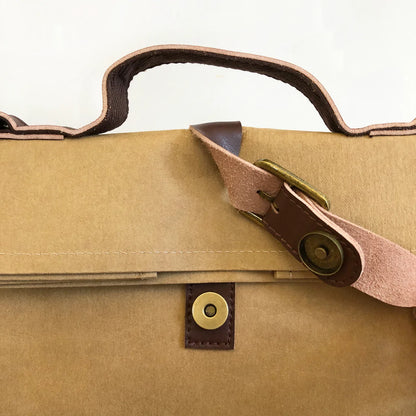 Paper Leather Lunch Bag