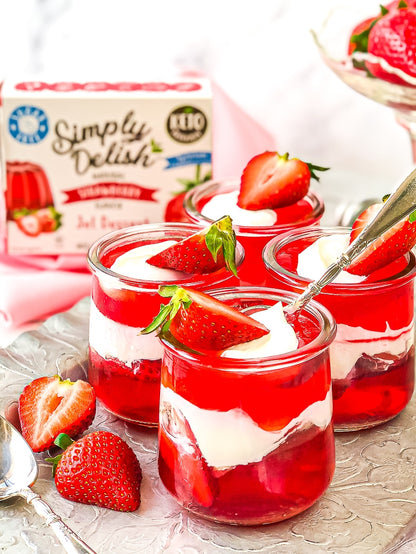 Simply Delish Strawberry Jel Dessert