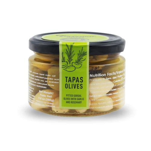 Torremar Olives Tapas Pitted Olives with Garlic and Rosemary 280ml