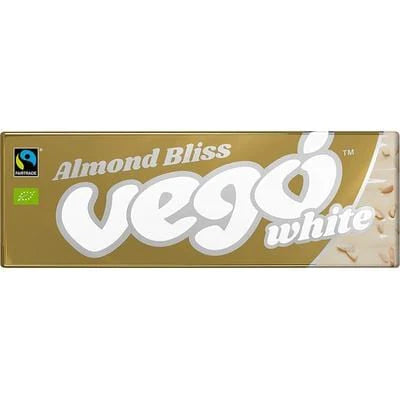 Vego - Almond Bliss White Chocolate Bar 50g