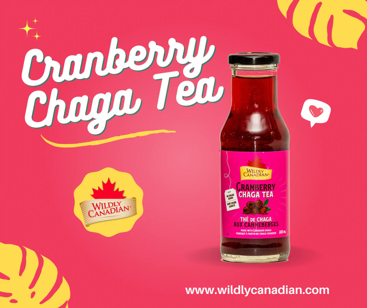 Wildly Canadian Cranberry Chaga Tea 300ml