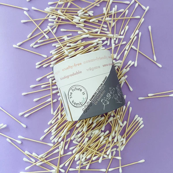 The Future is Bamboo- Bamboo Cotton Swabs 400ct