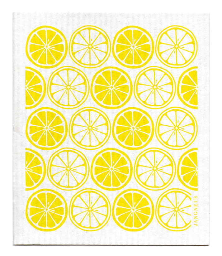 Swedish Dish Cloth Yellow Citrus